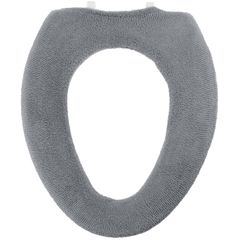 カラーショップ 便座カバーＯ型 ライトグレー