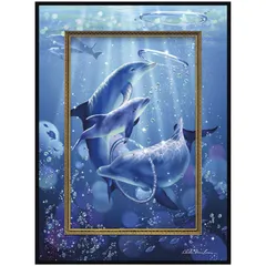 LASSENラッセンドルフィン②希少パズル＋専用パネル新品　2点セット9000円 910y6i5heXL._UF350,350_QL50_.jpg