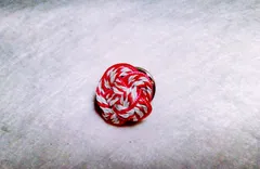 和服に！ 縁起の良い飾り結びのピンズ 平梅 組み紐 ヘアピン 指輪 紅白 祝い