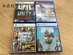 【4本ｾｯﾄ】PS5 グラセフ5　サントスロウ　コールオブデューティーヴァンガード　バトルフィールド