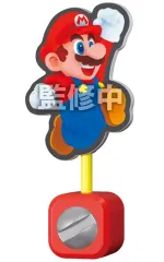 【中古】食玩 雑貨 1.マリオ(ジャンプ) 「スーパーマリオブラザーズ ワンダー パネルクリップスタンド」
