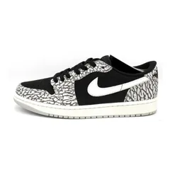 ナイキ NIKE 【 AIR JORDAN 1 LOW OG BLACK CEMENT ELPHANT CZ0790 001 】 エア ジョーダン 1 ブラック セメント エレファント スニーカー　42886