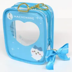 【中古】バッグ ハチワレ マスコットも入るクリアポーチ 「ちいかわ なんか小さくてかわいいやつ」