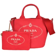 プラダ PRADA カナパ トートバッグ キャンバス 1BG186 ショルダーバッグ【中古】