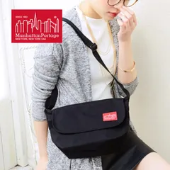 マンハッタンポーテージ バッグ メッセンジャー Manhattan Portage ショルダー サッコシュ コーデュラナイロン CORDURA 軽量 丈夫 ブラック MP1603 XS BLACK