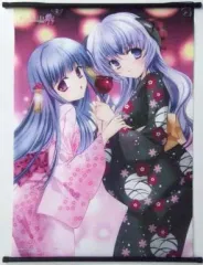 【中古】タペストリー 古手梨花＆羽入 B2タペストリー 「DSソフト ひぐらしのなく頃に絆 第三巻・螺 限定BOX」 WonderGOO予約特典
