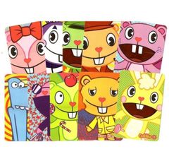 USA直輸入品 ハッピーツリーフレンズBIGステッカー10枚セット【送料無料】