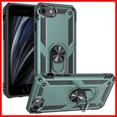 iPhone SE 第3世代 ケース リング iPhone se 第2世代 iPhone7ケース iPhone8ケース DINGXIN 米軍MIL規格取得 耐衝撃 薄型 軽量 車載ホルダー対応 アイフォン se 第3世代 リング付き 360度回転 スタンド機能