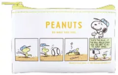 【中古】バッグ スヌーピー(ホワイト) 「PEANUTS(SNOOPY) シークレットフラットミニポーチ コミック」