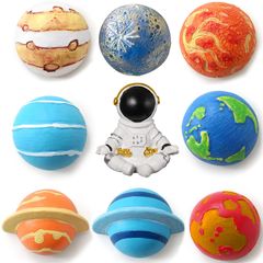 新品 CMD マグネット 可愛い 宇宙 9個セット 磁石 超強力 冷蔵庫 3D立体デザイン 家庭用 掲示板 事務用 ホワイトボード 強力 冷蔵庫マグネット(C)