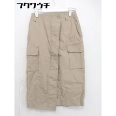 ◇ Sonny Label URBAN RESEARCH フロントボタン 膝下丈 タイト スカート サイズF ベージュ レディース  【中古】 【1106090002036】