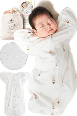 新品 【バンブーメッシュでサラサラ持続】 スワドル おくるみ 夏用 新生児 【手が出せる 抗菌消臭+ ムレにくい 軽量設計】 バンブー メッシュ コペルタ ベビー用品 出産祝い