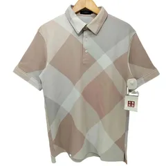 ブラックレーベルクレストブリッジ BLACK LABEL CRESTBRIDGE シャドーチェック 半袖ポロシャツ メンズ  M