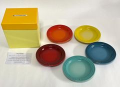 未使用 ルクルーゼ ミニヘキサゴン プレート 小皿 2セット (計 8枚