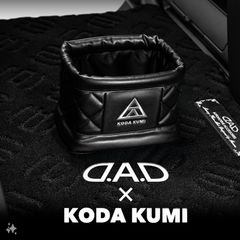D.A.D ダストボックス タイプ モノグラムレザー 車用ゴミ箱 DAD