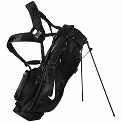 NIKE ナイキ ゴルフ キャディバッグ スタンド 軽量 スポーツ ライト GF3011 正規品 (010:ブラック/ホワイト)