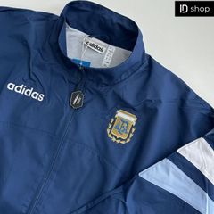 【リバーシブル】adidasナイロンジャケット　アルゼンチン　ブルー　パープルL リバーシブル】adidasナイロンジャケット アルゼンチン ブルー