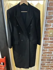 ROPE ロペ ウールコート チェスターコート ロングコート 防寒着 長袖 ブラック サイズM A-1441