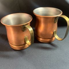 銅製 マグカップ ペアセット COPPER 100 HOME WARE ブロンズ カップ 取っ手付き