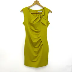 リナシメント ワンピース トップス ノースリーブ ドレス イタリア製 レディース Mサイズ イエロー Rinascimento 【中古】