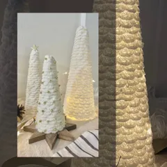 クリスマスツリー　クリスマス　オブジェ　北欧　ライトカバー　ハンドメイド