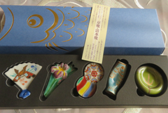 京焼清水焼　端午の節句箸置きセット　芳山窯