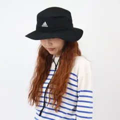 adidas アディダス バケットハット 117-111007 サファリハット あごひも付き メンズ レディース 吸汗 速乾 ウォッシャブル ロゴ刺繍 帽子 帽子 男女兼用 ユニセックス アウトドア カジュアル スポーツ  CAP ブランド