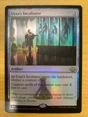 MTG 日本語　ウルザの保育器　foil Foil】《ウルザの保育器/Urza's Incubator》[UDS] 茶R | 日本