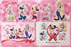 【中古】グッズセット 集合 ポストカード＆ステッカー 「ミニー・ベスティーズ・バッシュ!」 東京ディズニーリゾート限定