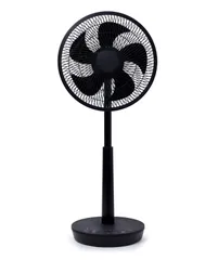 【色: ブラック】シロカ DC 音声操作 扇風機 リビング サーキュレーター ポ