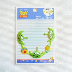 ワッペン アイロン ディズニー エイリアン ピクサー トイストーリー シール ライン 帽子 被り物 バッグ D01Y2256 ビンテージ アウトドア