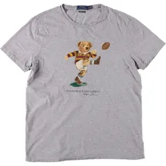 古着 ラルフローレン Ralph Lauren POLO RALPH LAUREN CUSTOM SLIM FIT ポロベア 半袖 プリントTシャツ メンズXL相当/eaa535282