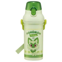 【在庫処分】スケーター(Skater) 水筒 ポケットモンスター ニャオハ 480ml 子供用 抗菌 プラスチック製 子供に優しい 軽量 日本製 PSB5SANAG-A