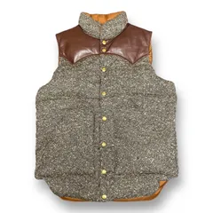 未使用品 Rocky Mountain Featherbed CHRISTY BEST リバーシブル クリスティ ダウンベスト ロッキーマウンテン フェザーベッド 450-462-04 ブラウン系 36  53230Aのサムネイル