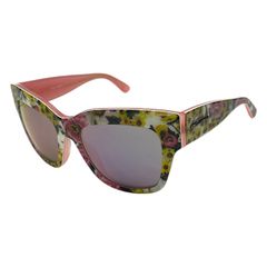 ドルチェ&ガッバーナ ドルガバ D&G DG4231 2939/5R サングラス アイウェア ミラーレンズ フラワー ピンク ロゴ DOLCE&GABBANA