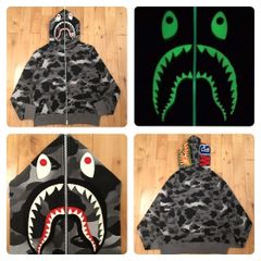 未使用 APE ZOZO 限定 パンダパーカー シャークパーカー パーカー L