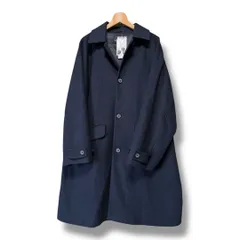 未使用 タグ付き GLOBAL WORK グローバルワーク ウーリーテック ビッグステンカラーコート アウター 紳士 ジャケット 防寒 ロングコート メンズ サイズM ネイビー 秋 ゴーゴー古着マルイファミリー溝口店 K651Y