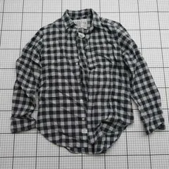 ◇ ⊇ フランク＆アイリーン ザン チェックシャツ S ブラック系 長袖 レディース E  【1508260042222】