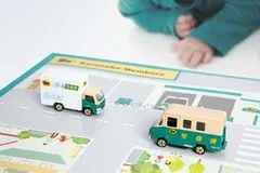 【中古】(未使用･未開封品)　クロネコヤマトミニカー・遊べるレジャーシートセット 60wa65s