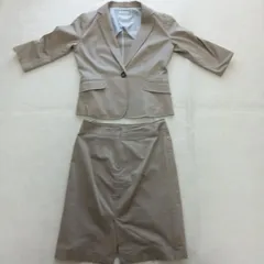 【a.v.v アー・ヴェ・ヴェ】レディース スーツ 七分袖　ベージュ　サイズ40