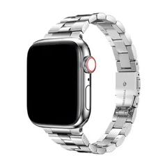 【数量限定】長さ調節 レディース アクセサリ 38mm 40mm 簡単 41mm 9/8/7/6/5/4/3/2/1/SE Series AppleWatch (シルバー) for メタルバンド イージーアジャスト ] TF72736 ステンレス製 メタル [