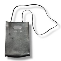 参考上代24200円 LAD MUSICIAN LEATHER CD BAG レザーショルダー バッグ ポーチ サコッシュ 鞄 カバン ラッドミュージシャン 2125-932 ブラック F 92185A5