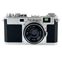 ≪激レア≫■美品■ニコン　Nikon S2 ブラック ボディ 後塗り Nikon】希少！『ブラックニコン』Nikon S2 ブラックペイント