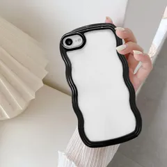 【特価商品】7/iPhone 8 対応 ケース 可愛い ケース おしゃれケース ウェーブ デザイン ケース カラフルケース 対応 クリア TPUカバー 波状エッジ ソフトシェル ケース ワイヤレス充電対応 iPhone 軽量 薄型 ファッションフォンケース 耐