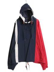 【お得なクーポン配布中!】 90s ノーティカ ナイロン アノラック パーカー ジャケット メンズ XL オールド ジャンパー プルオーバー ハーフジップ マンパ 大きいサイズのサムネイル