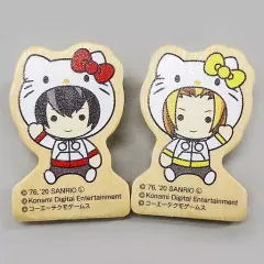 【中古】クリップ 辻魁斗＆伊達京也×ハローキティ ウッドクリップセット 「ときめきレストラン☆☆☆ 3 Majesty × XIP DREAM FESTIVAL2 in Sanrio Puroland くじ」 D-3賞