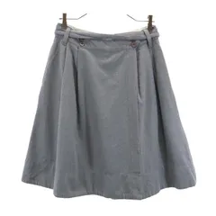 エムエイチエル ウール100％ ラップスカート 3 グレー系 MHL. MARGARET HOWELL レディース 【中古】  【230803】