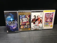 スターオーシャン 2, グランドセフトオート リバティーシティストーリーズ, FIFA 09, ファンタシースター ポータブル2 PSP ソフト 4点まとめて mFF054 ● ★