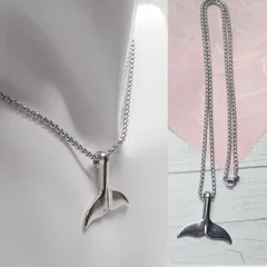 ホエールテール クジラのしっぽ ネックレス  58cm 匿名 1907-103-106