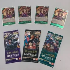 ジュラキュール・ミホーク（OP10-029）R４枚＋王族の血統・新たなる皇帝・二つの伝説　各１パックセットのサムネイル